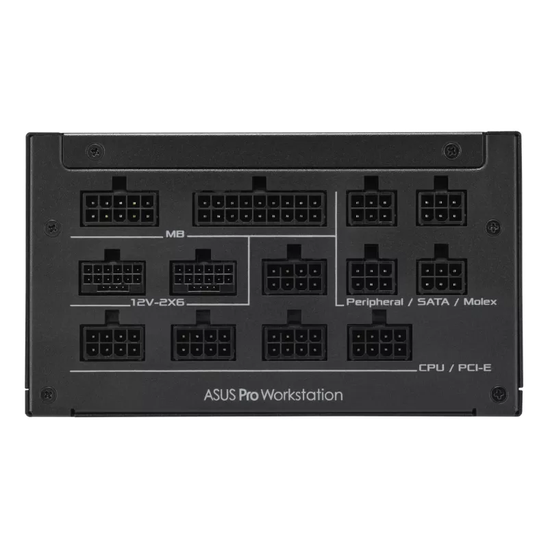 ASUS Pro WS 1600W Platinum Netzteil 20+4 pin ATX ATX Schwarz