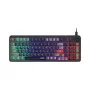 Tastatur MSI Forge GK110 – Full-Size (100 %), USB kabelgebunden, QWERTY US-Englisch, Membran, RGB-Hintergrundbeleuchtung, 97 Tasten, Schwarz