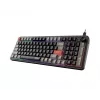 Tastatur MSI Forge GK110 – Full-Size (100 %), USB kabelgebunden, QWERTY US-Englisch, Membran, RGB-Hintergrundbeleuchtung, 97 Tasten, Schwarz