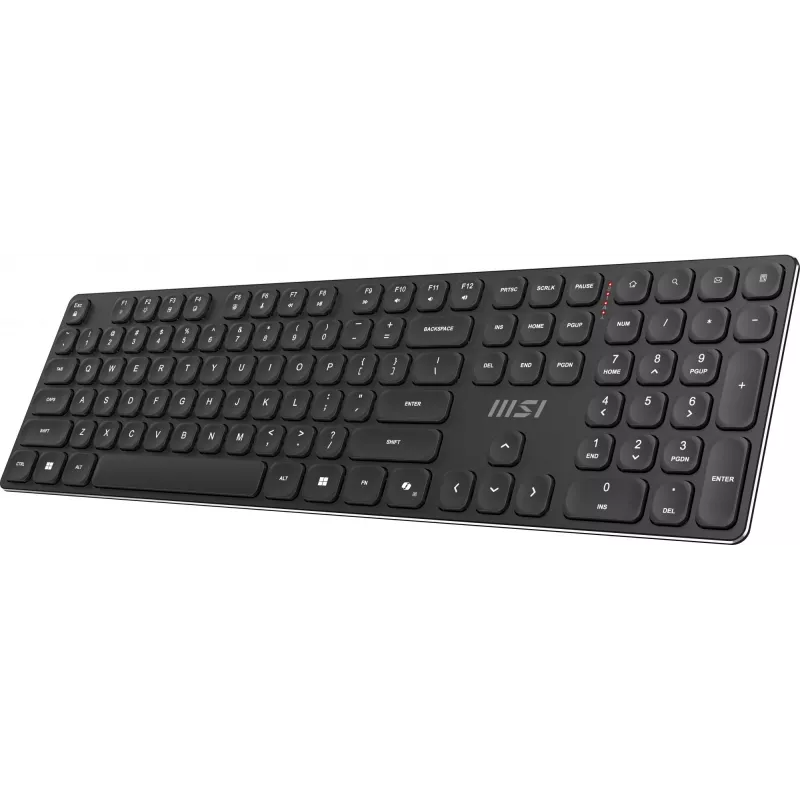 MSI FORGE K210 WIRELESS COMBO Tastatur Maus enthalten Home/Office USB QWERTY US English Schwarz