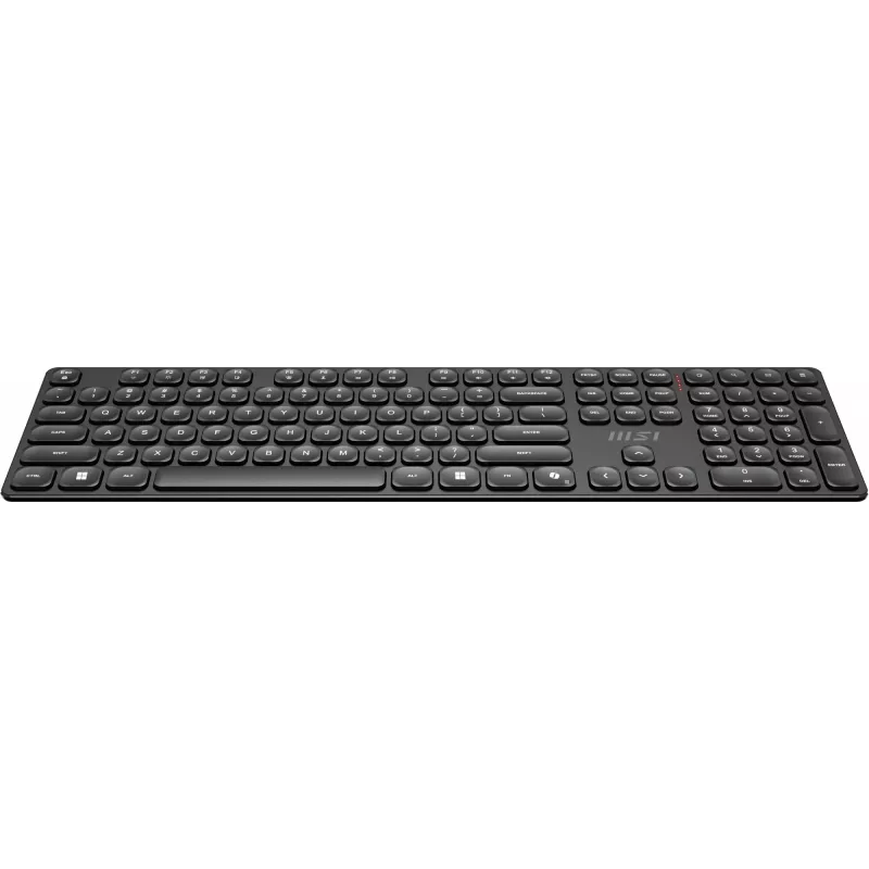 MSI FORGE K210 WIRELESS COMBO Tastatur Maus enthalten Home/Office USB QWERTY US English Schwarz