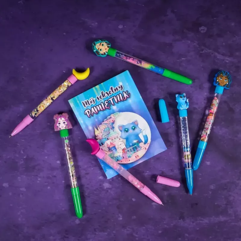 Lernset Liscianigiochi Moon Academy — Mondstifte und Tagebuch