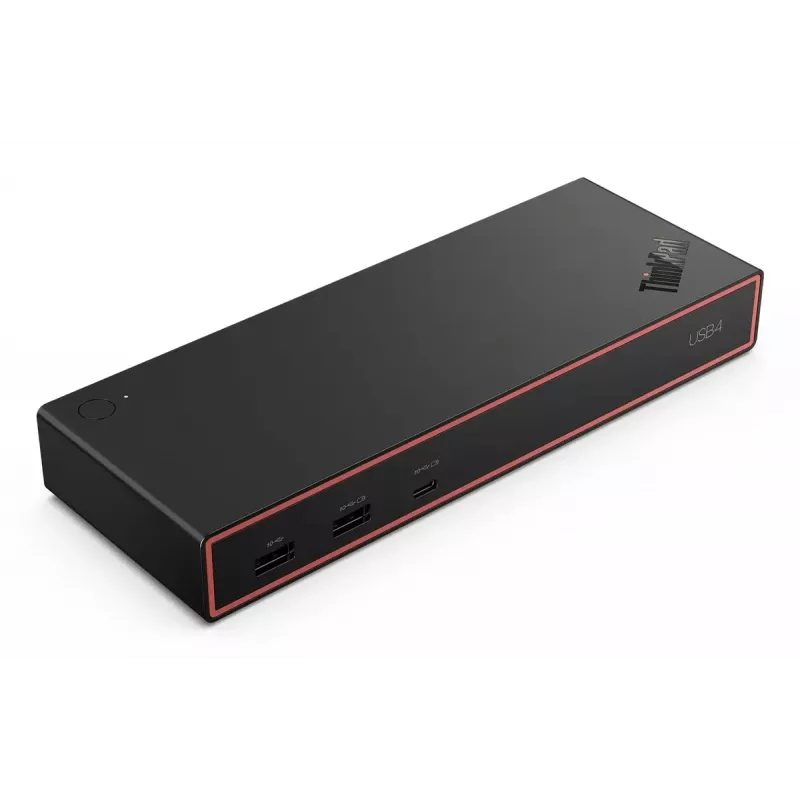 Dockingstation Lenovo ThinkPad USB4 Dock 5000 — Kabelgebunden Thunderbolt 4, 65 W PD, 3840×2160, HDMI, 4× USB-A, Gigabit-Ethernet, Schwarz