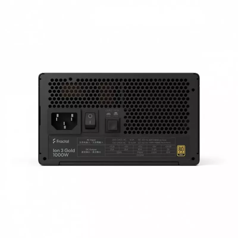 fractal design FDE Ion 3 GOLD 1000W 80+ GOLD Schwarz Netzteil