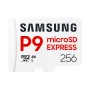 microSDXC-Speicherkarte Samsung P9 Express 256 GB — UHS-I, Lesegeschwindigkeit 800 MB/s, V30, U1, langlebig