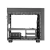 Computergehäuse CHIEFTEC CI-03B-OP Cube Schwarz — Cube-Formfaktor, unterstützt Micro ATX/Mini-ITX, 2x 3,5 Zoll + 2x 2,5 Zoll, 1x 200-mm-Frontlüfter