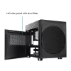 Computergehäuse CHIEFTEC CI-03B-OP Cube Schwarz — Cube-Formfaktor, unterstützt Micro ATX/Mini-ITX, 2x 3,5 Zoll + 2x 2,5 Zoll, 1x 200-mm-Frontlüfter