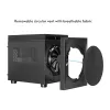 Computergehäuse CHIEFTEC CI-03B-OP Cube Schwarz — Cube-Formfaktor, unterstützt Micro ATX/Mini-ITX, 2x 3,5 Zoll + 2x 2,5 Zoll, 1x 200-mm-Frontlüfter