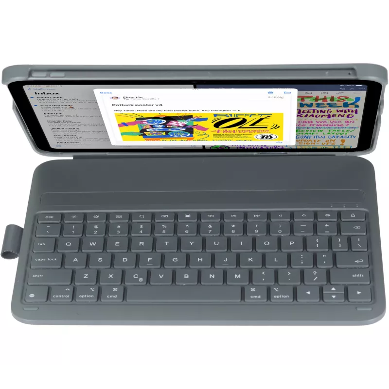 DEQSTER schlank PRO Tastatur 10,9 Zoll/11 Zoll QWERTZ Deutsch Mechanisch Kabellos