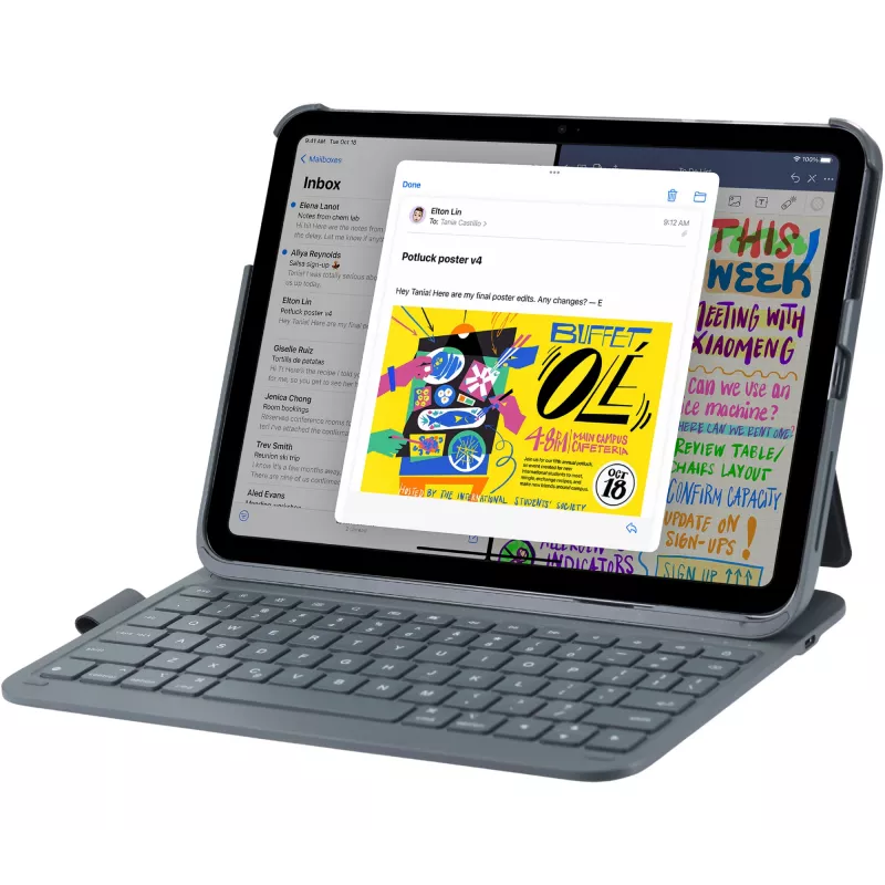 DEQSTER schlank PRO Tastatur 10,9 Zoll/11 Zoll QWERTZ Deutsch Mechanisch Kabellos