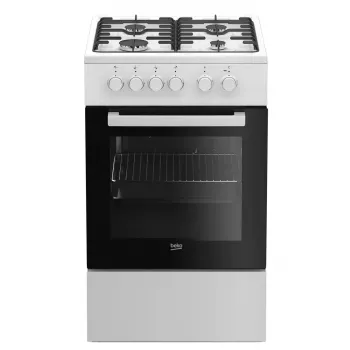 Beko FSS52020DW Freistehender Herd Elektro Gas Weiß