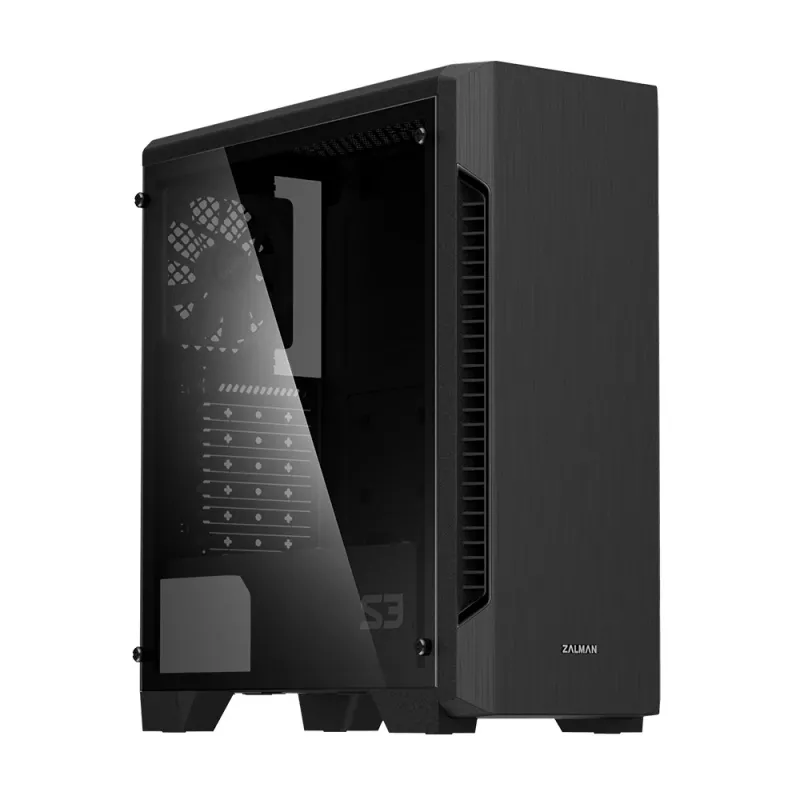 Zalman S3 TG Computergehäuse Midi Tower Schwarz