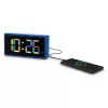 Digitaler Wecker Hama Ibiza Blau LCD Batterie USB 150x34x73mm