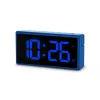 Digitaler Wecker Hama Ibiza Blau LCD Batterie USB 150x34x73mm