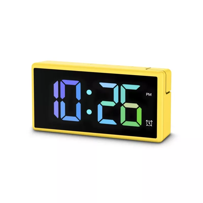 Digitaler Wecker Hama Ibiza Gelb LCD Batterie USB