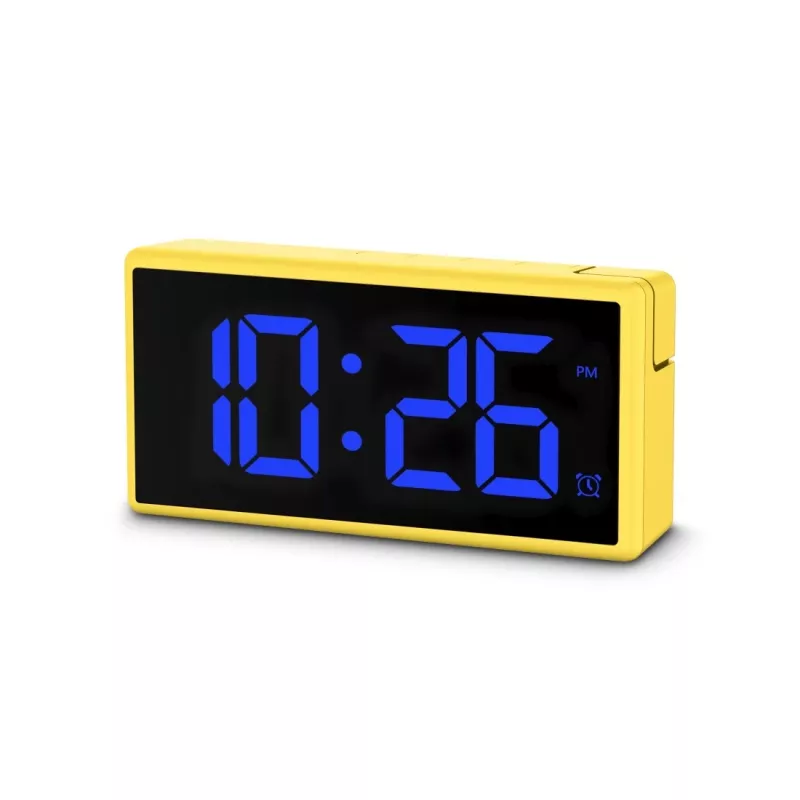 Digitaler Wecker Hama Ibiza Gelb LCD Batterie USB