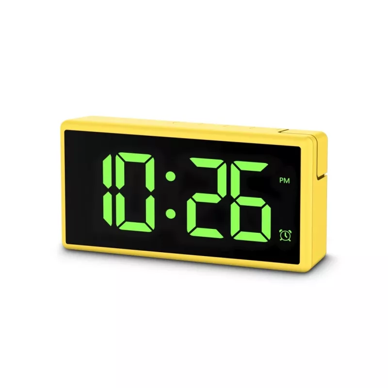 Digitaler Wecker Hama Ibiza Gelb LCD Batterie USB