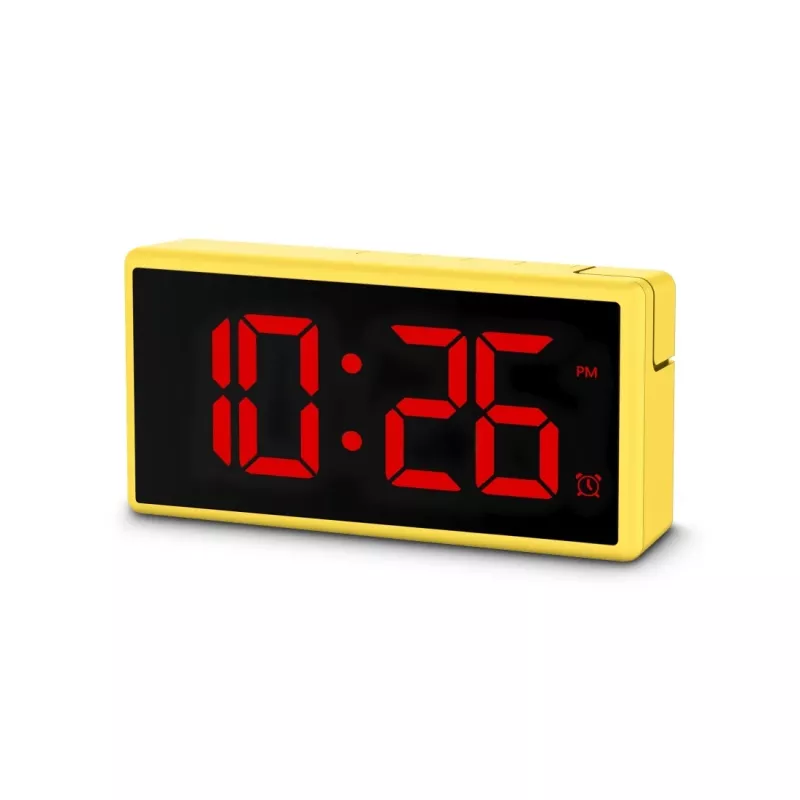 Digitaler Wecker Hama Ibiza Gelb LCD Batterie USB