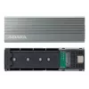 SSD-Gehäuse ADATA EC680 Grau M.2 USB Type-C PCIe