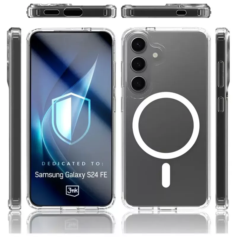 Schutzhülle 3MK Armor MagCase für Samsung Galaxy S24 FE – robustes schlank-Fit-Design