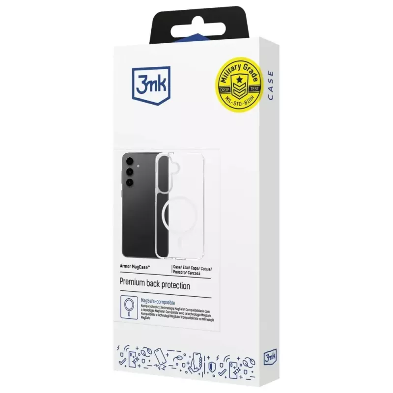 Schutzhülle 3MK Armor MagCase für Samsung Galaxy S24 FE – robustes schlank-Fit-Design