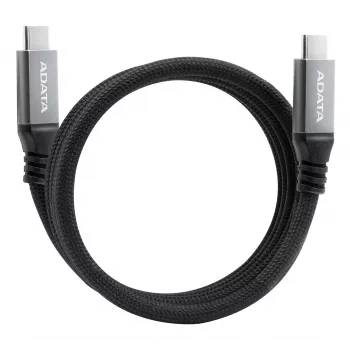 USB C auf USB C Datenkabel ADATA CACCU3-100W-100AN-BK — USB 3.2 Gen 2 (10 Gbit/s), 1 m, Schwarz
