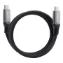 USB C auf USB C Datenkabel ADATA CACCU3-100W-100AN-BK — USB 3.2 Gen 2 (10 Gbit/s), 1 m, Schwarz