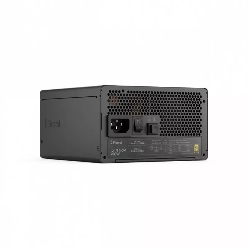Netzteil fractal design FDE Ion 3 GOLD 750W 80+ GOLD Schwarz, modulares ATX, 750W Ausgangsleistung