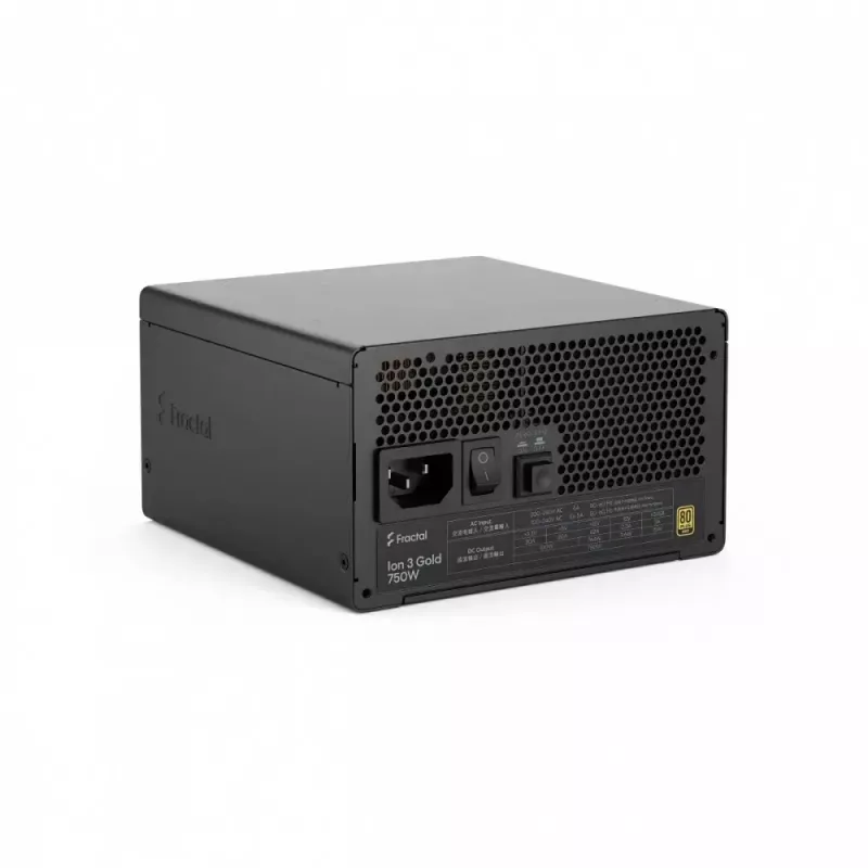 Netzteil fractal design FDE Ion 3 GOLD 750W 80+ GOLD Schwarz, modulares ATX, 750W Ausgangsleistung
