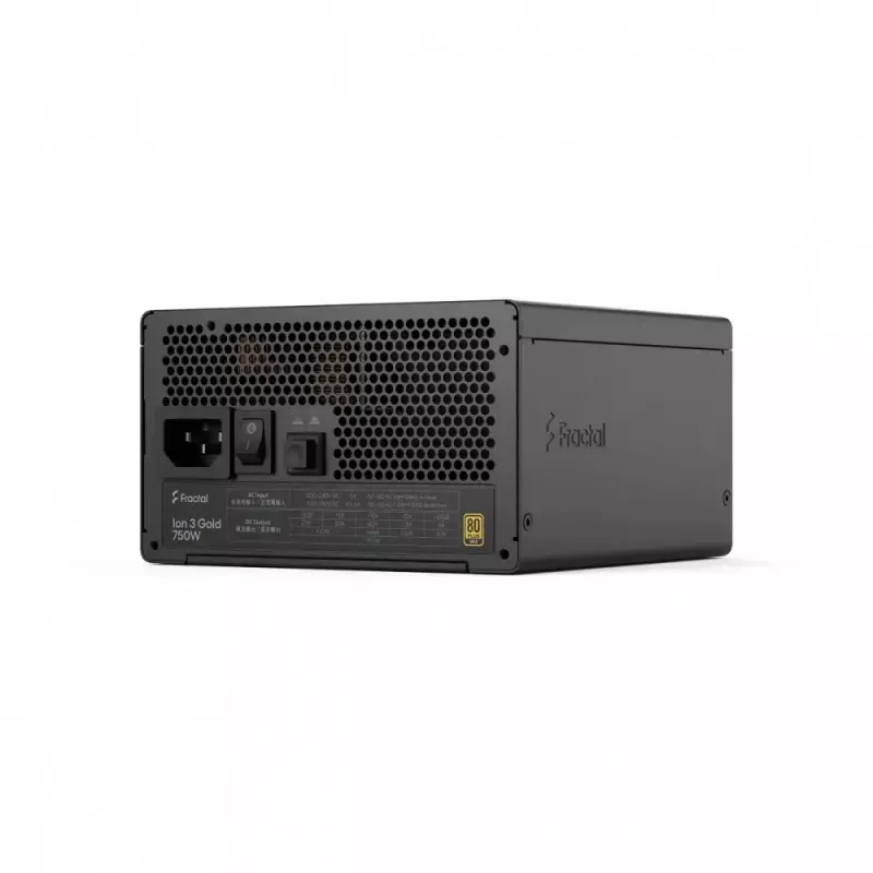 Netzteil fractal design FDE Ion 3 GOLD 750W 80+ GOLD Schwarz, modulares ATX, 750W Ausgangsleistung