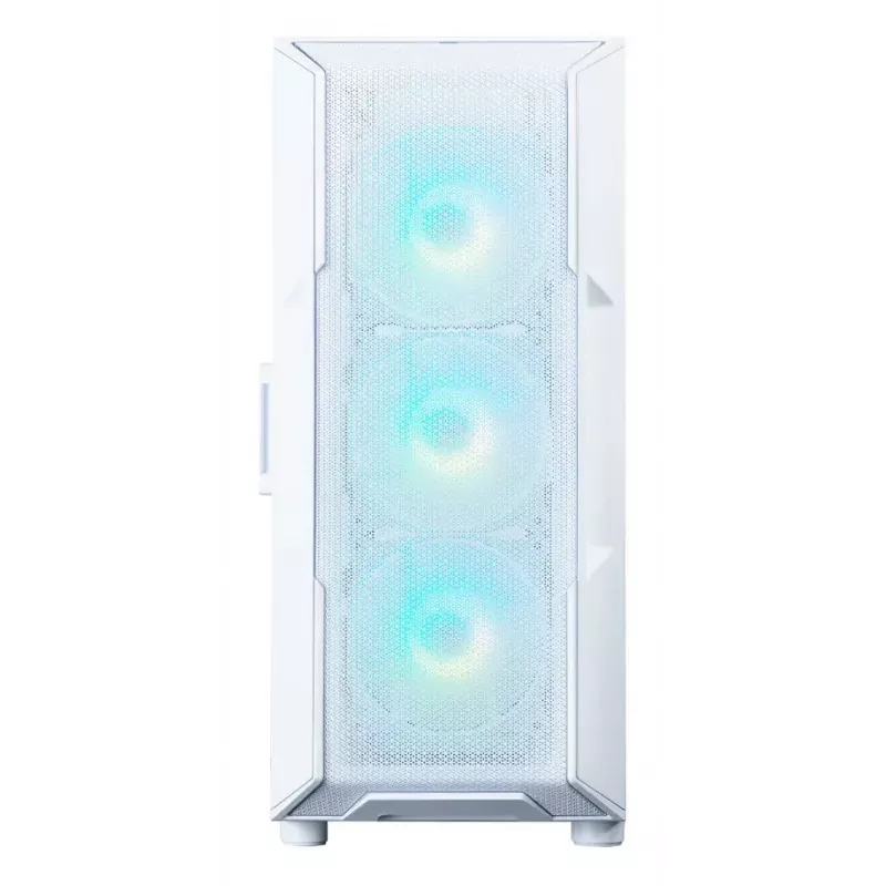 PC-Gehäuse ZALMAN i3 NEO ARGB V2 WHITE Midi Tower, gehärtetes Glas, 3x120 mm Frontlüfter, unterstützt ATX/Mini-ITX