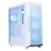 PC-Gehäuse ZALMAN i3 NEO ARGB V2 WHITE Midi Tower, gehärtetes Glas, 3x120 mm Frontlüfter, unterstützt ATX/Mini-ITX