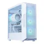 PC-Gehäuse ZALMAN i3 NEO ARGB V2 WHITE Midi Tower, gehärtetes Glas, 3x120 mm Frontlüfter, unterstützt ATX/Mini-ITX