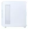 Computer-Gehäuse Zalman I3 NEO V2 WHITE Midi Tower, ATX/Mini-ITX, gehärtetes Glas, 3x120mm Frontlüfter, USB 3.2 Gen1