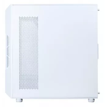 Computer-Gehäuse Zalman I3 NEO V2 WHITE Midi Tower, ATX/Mini-ITX, gehärtetes Glas, 3x120mm Frontlüfter, USB 3.2 Gen1