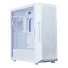 Computer-Gehäuse Zalman I3 NEO V2 WHITE Midi Tower, ATX/Mini-ITX, gehärtetes Glas, 3x120mm Frontlüfter, USB 3.2 Gen1