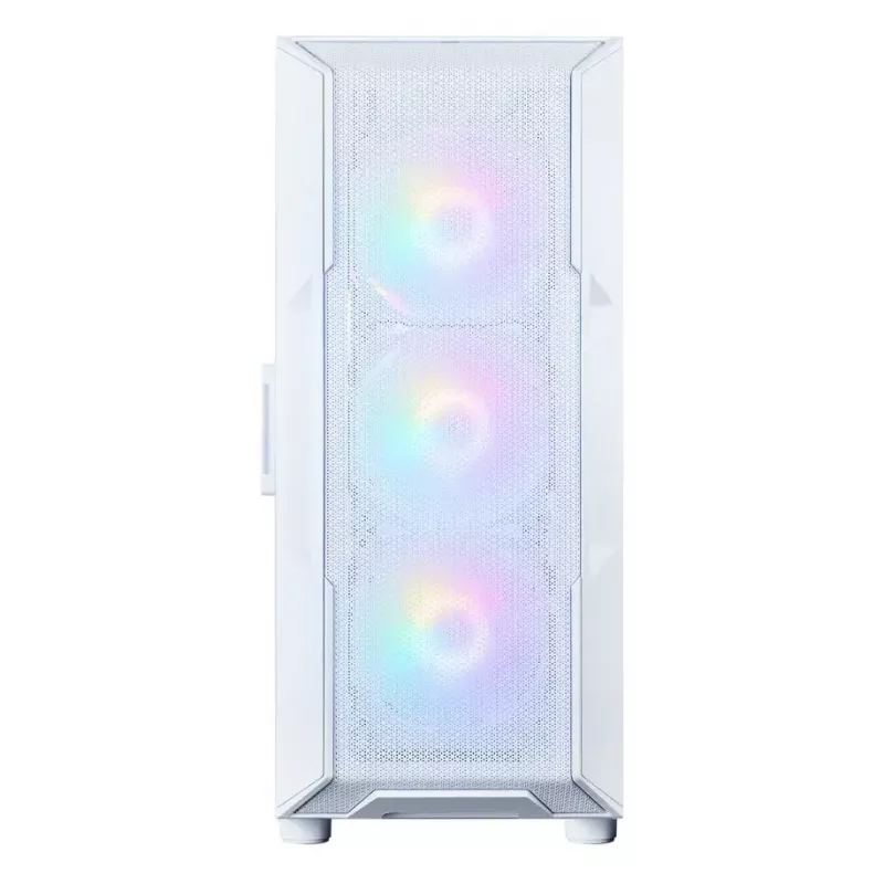 Computer-Gehäuse Zalman I3 NEO V2 WHITE Midi Tower, ATX/Mini-ITX, gehärtetes Glas, 3x120mm Frontlüfter, USB 3.2 Gen1