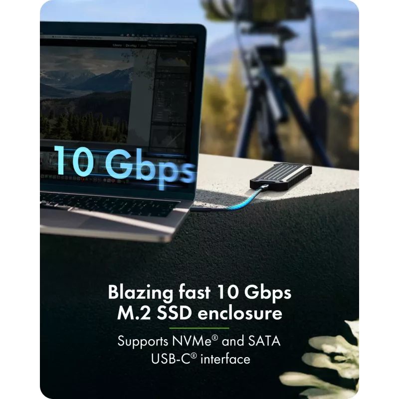 Zubehör: icybox IB-1827MCP-C31 M.2 NVMe und SATA Dual-Bay-Adapter