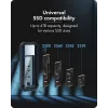 Zubehör: icybox IB-1827MCP-C31 M.2 NVMe und SATA Dual-Bay-Adapter