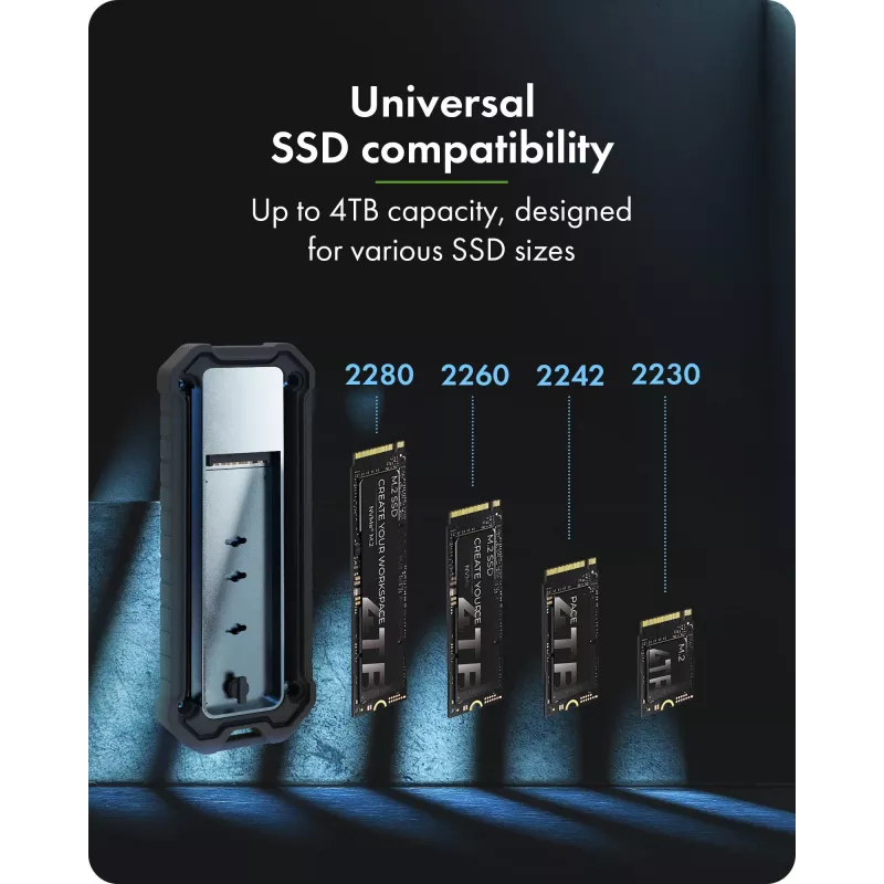 Zubehör: icybox IB-1827MCP-C31 M.2 NVMe und SATA Dual-Bay-Adapter