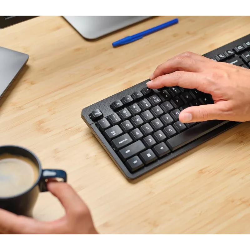 Trust Ody II Tastatur Office RF Wireless QWERTY US English Schwarz