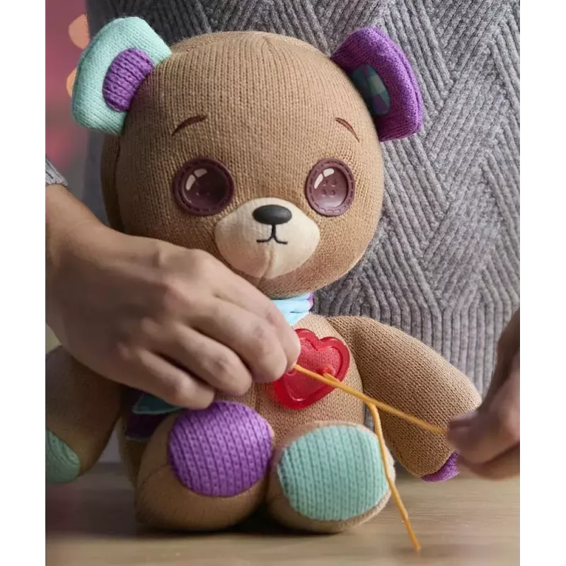 Plüsch-Interaktives Maskottchen Cobi Thready Bear – bewegungsaktiviertes Spielzeug mit Sound und Sensoren