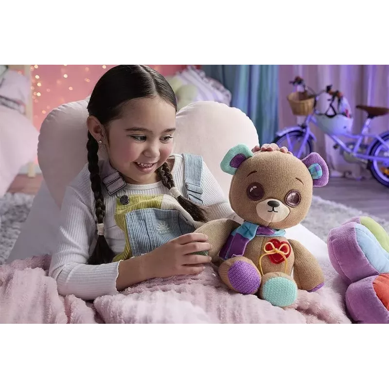 Plüsch-Interaktives Maskottchen Cobi Thready Bear – bewegungsaktiviertes Spielzeug mit Sound und Sensoren