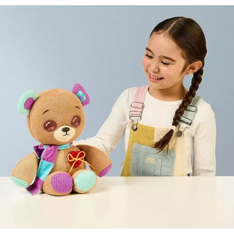Plüsch-Interaktives Maskottchen Cobi Thready Bear – bewegungsaktiviertes Spielzeug mit Sound und Sensoren