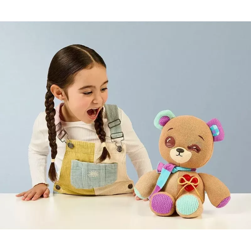Plüsch-Interaktives Maskottchen Cobi Thready Bear – bewegungsaktiviertes Spielzeug mit Sound und Sensoren