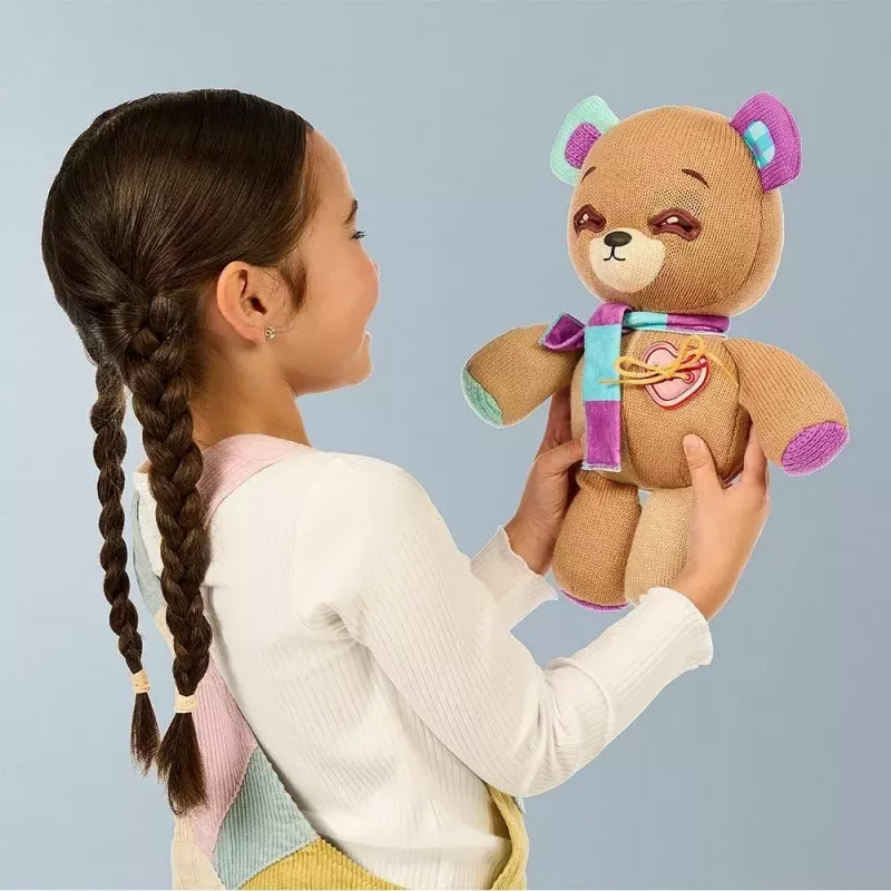 Plüsch-Interaktives Maskottchen Cobi Thready Bear – bewegungsaktiviertes Spielzeug mit Sound und Sensoren