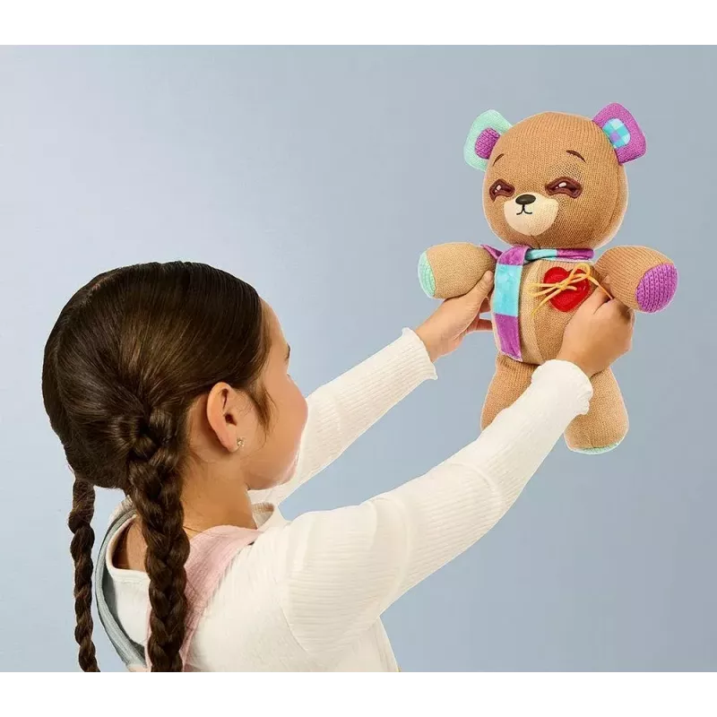 Plüsch-Interaktives Maskottchen Cobi Thready Bear – bewegungsaktiviertes Spielzeug mit Sound und Sensoren