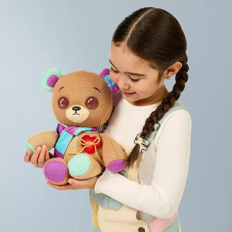 Plüsch-Interaktives Maskottchen Cobi Thready Bear – bewegungsaktiviertes Spielzeug mit Sound und Sensoren
