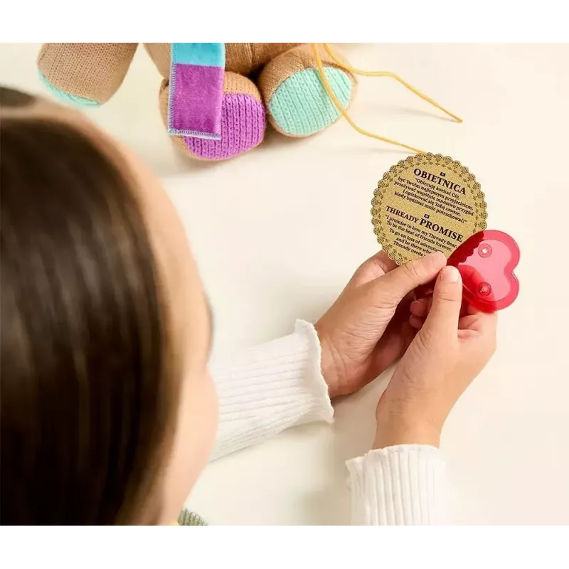 Plüsch-Interaktives Maskottchen Cobi Thready Bear – bewegungsaktiviertes Spielzeug mit Sound und Sensoren