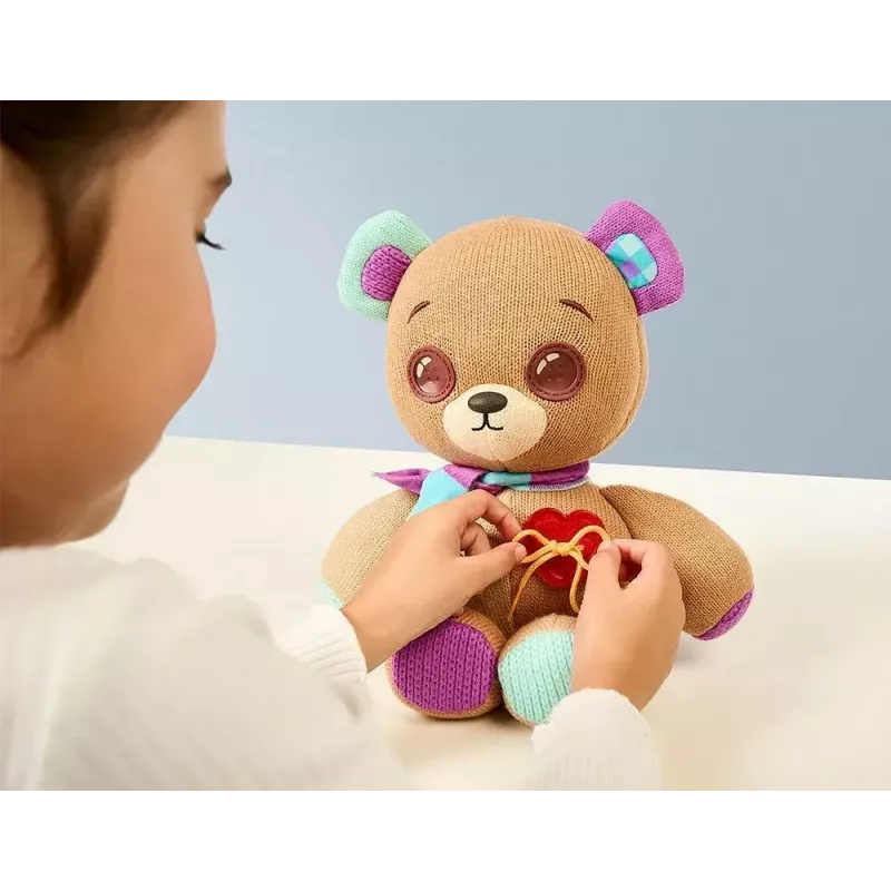 Plüsch-Interaktives Maskottchen Cobi Thready Bear – bewegungsaktiviertes Spielzeug mit Sound und Sensoren